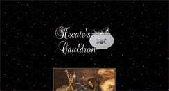 Desktop Screenshot of hecatescauldron.org